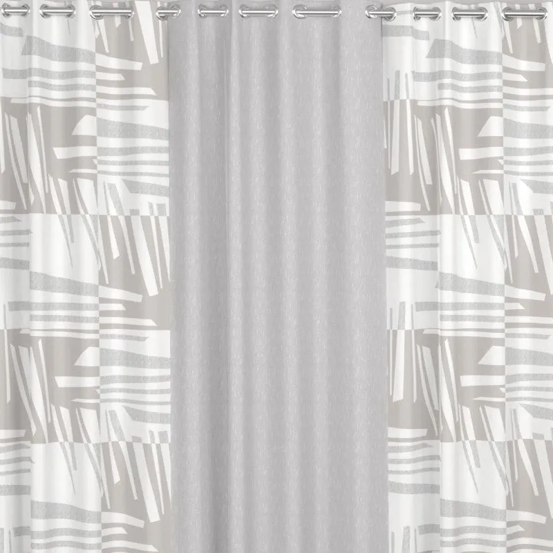 Line Harmony Curtains - Set of Three media 6