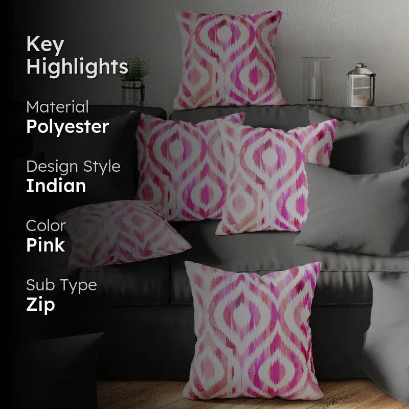 Utra Printed Cushion Cover - Set Of Five media 2