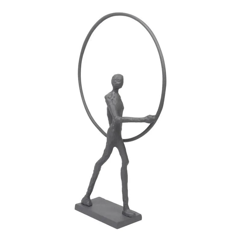 Hoop Struck Showpiece - Grey media 6