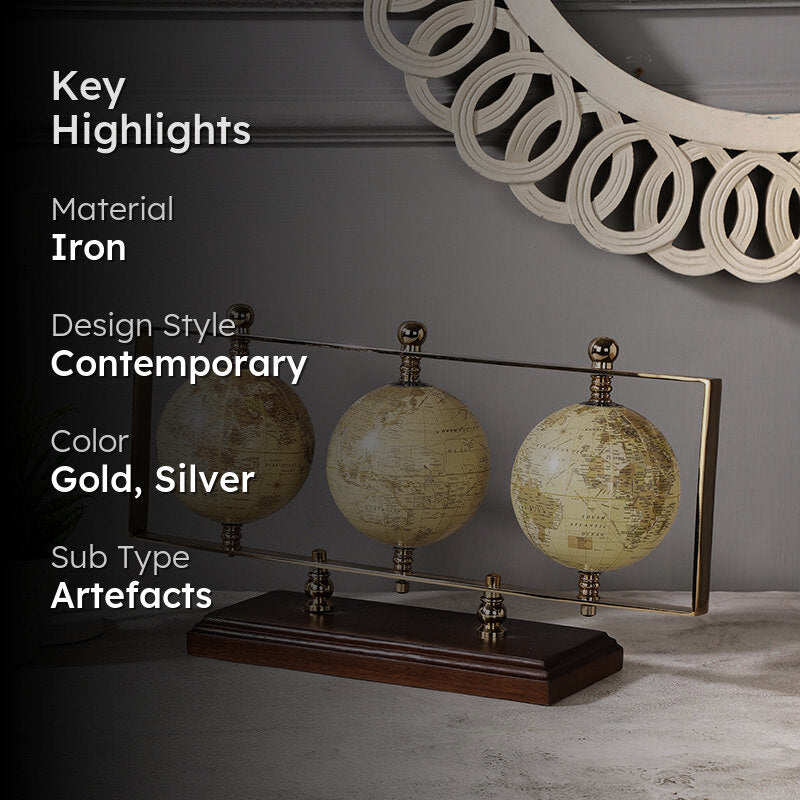 Around The World Showpiece - Dark Brown media 2