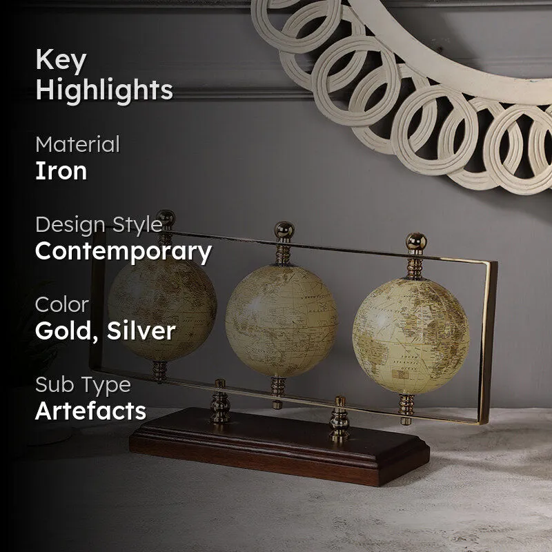 Around The World Showpiece - Dark Brown media 2