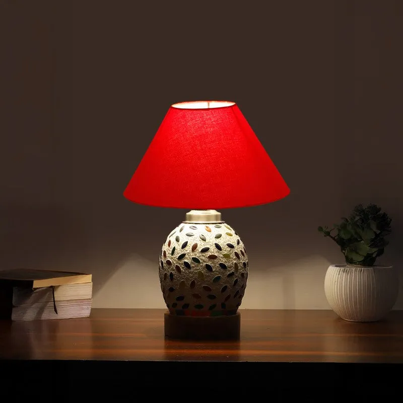 Glowarae Wooden Table Lamp - Multicolor media 1