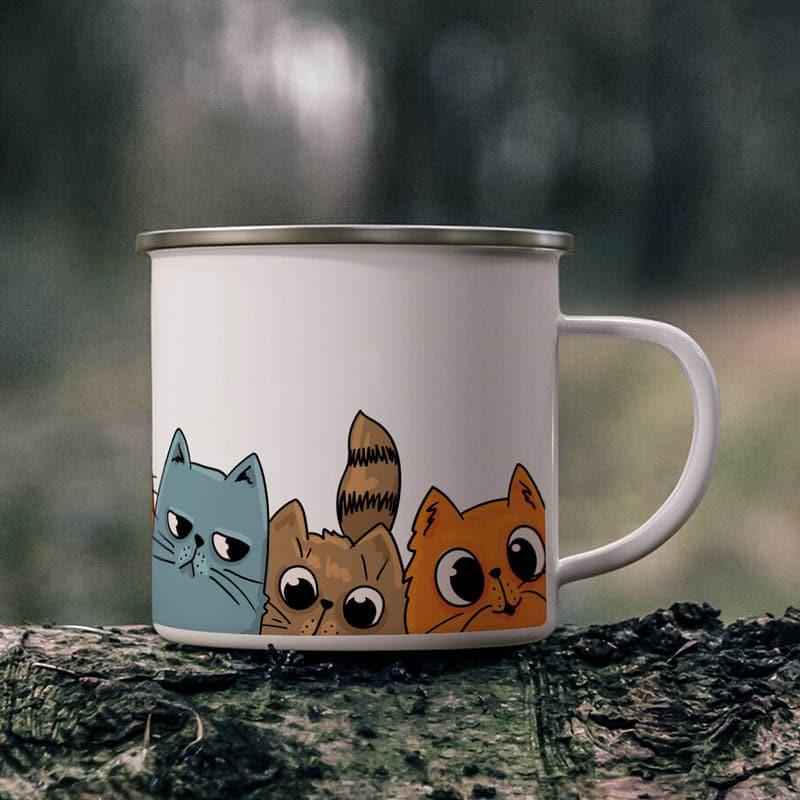 Feline Stainless Steel Coffee Mug (330 mL) media 4