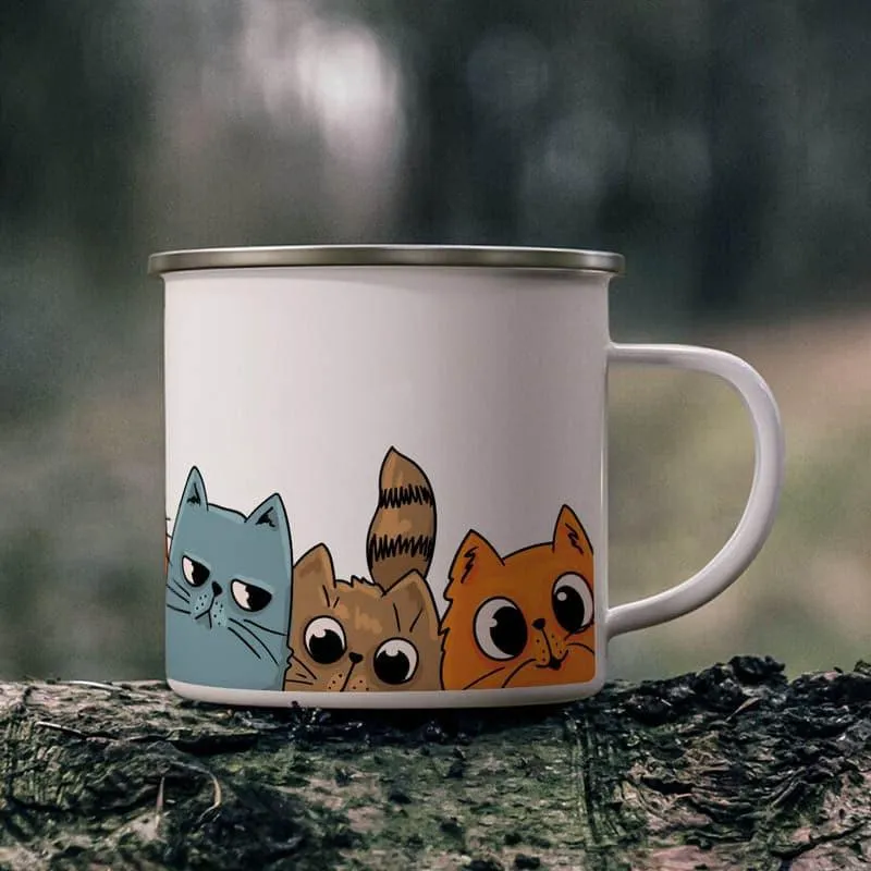 Feline Stainless Steel Coffee Mug (330 mL) media 4