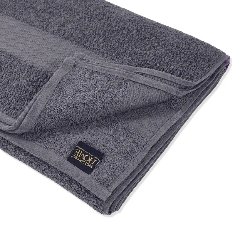 Monte Carlo Dry Nest Pure Cotton Bath Towel - Grey media 6