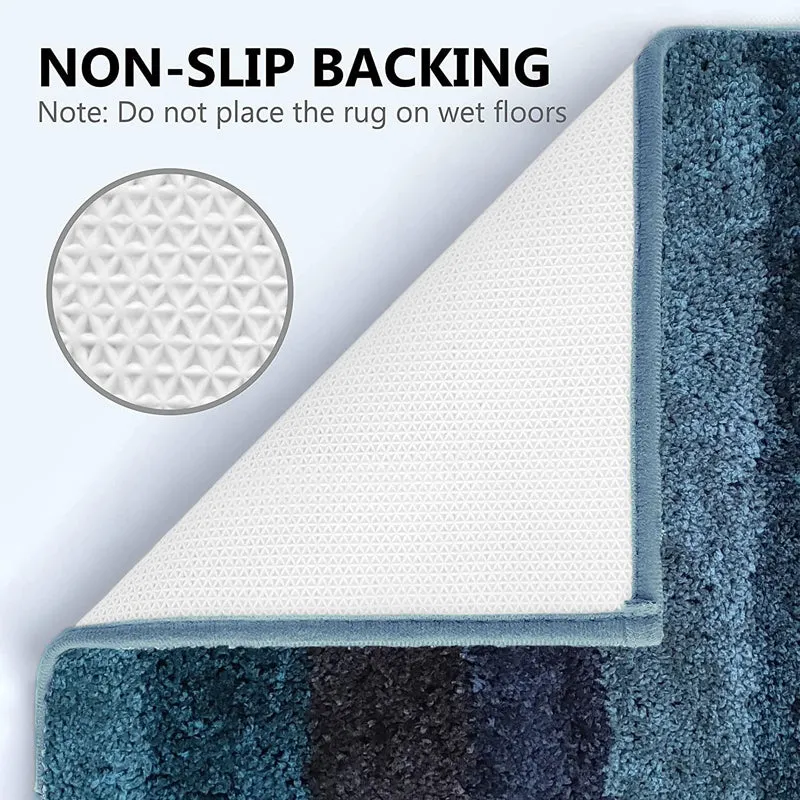 Jericho Luxe Bath Mat - Green, Black media 3