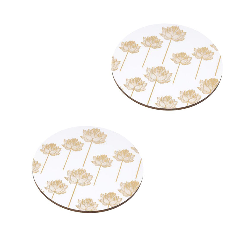 Lotus Lumina Enamel Coated Trivet - Set Of Two media 4