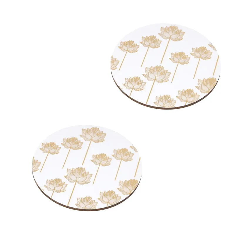 Lotus Lumina Enamel Coated Trivet - Set Of Two media 4