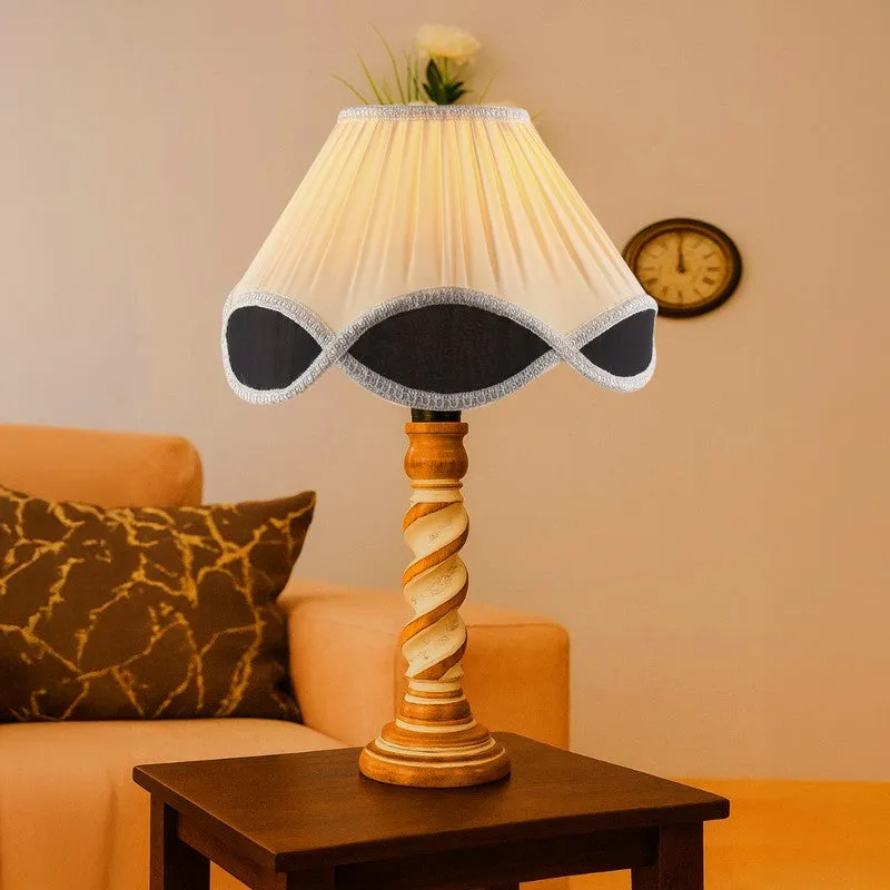Modera Arvo Wooden Table Lamp - White media 3