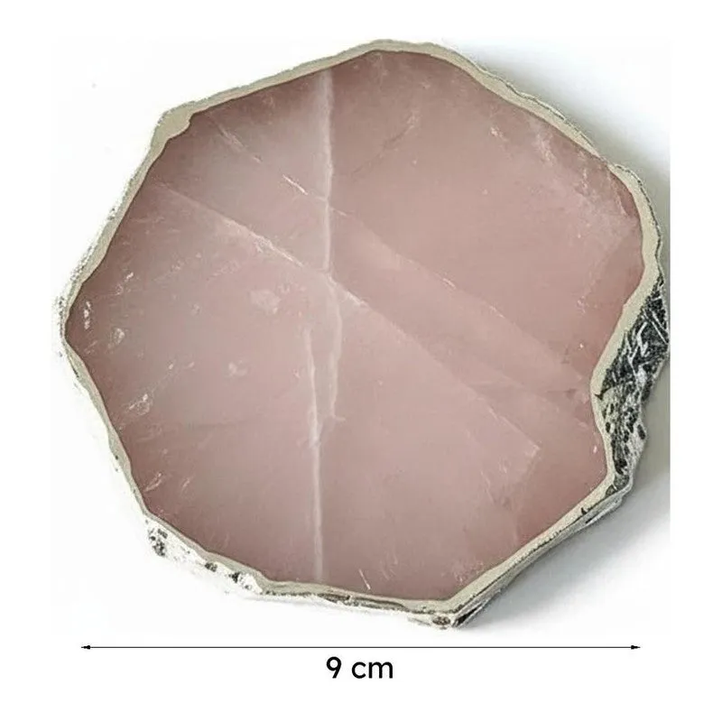 Lovestone Rose Quartz Coaster - Set Of Two media 7