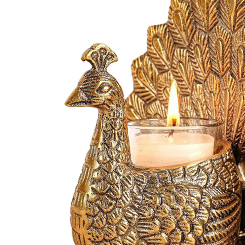 Mayoora Vastu Candle Holder With Glass Votive Candle media 5