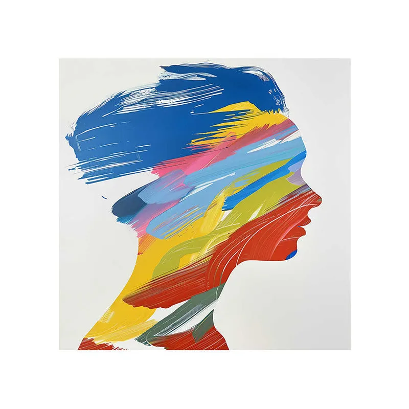 Woman Of Colors Wall Painting media 5