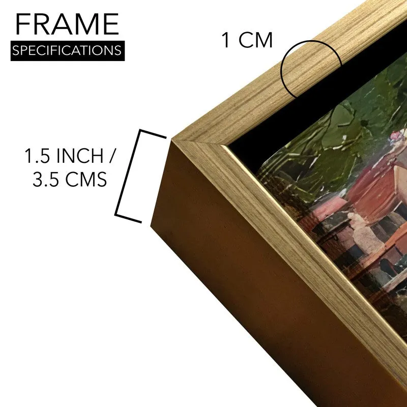 Cliffside Color Canvas Wall Painting With Frame media 6