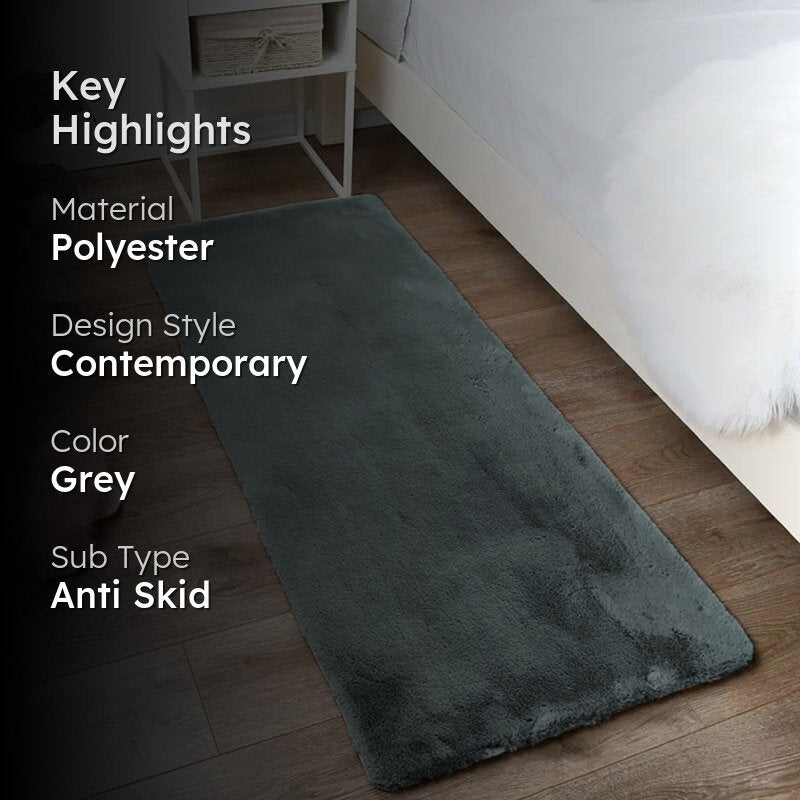 Floratex Anti-Skid Runner Rug - Grey media 2