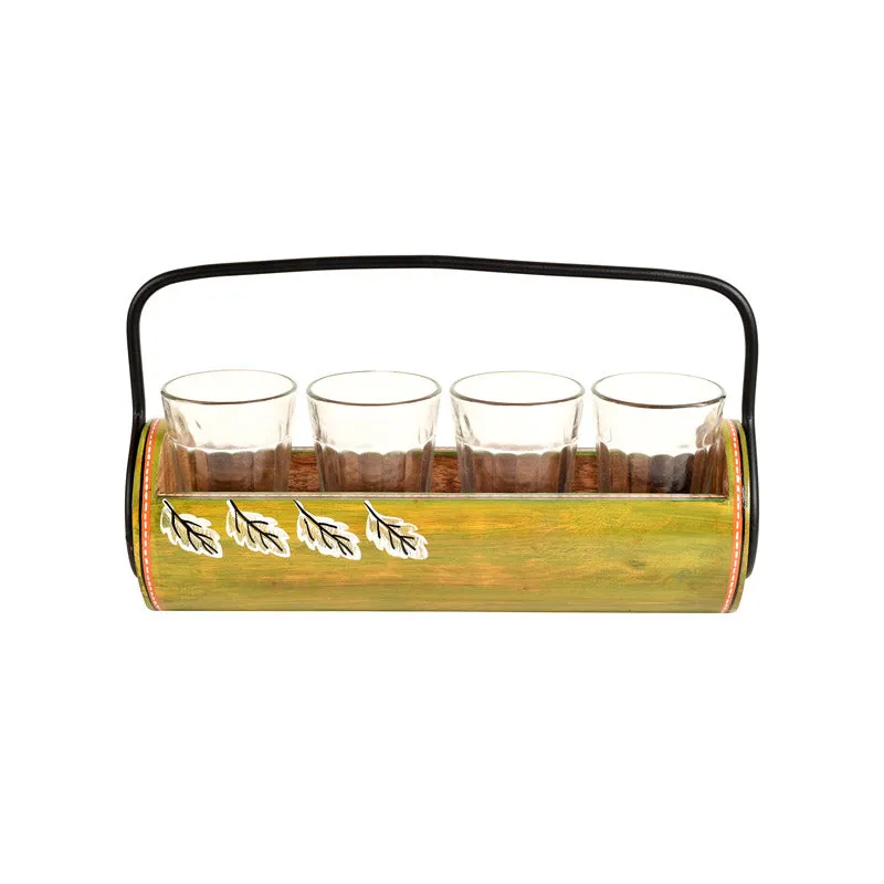 Sarish Glass With Holder (85 ML Each) - Five Piece Set media 4