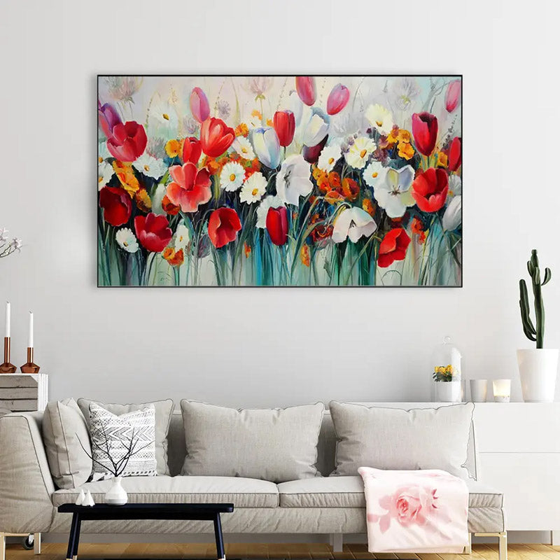 Tulip Tailor Floral Wall Painting
