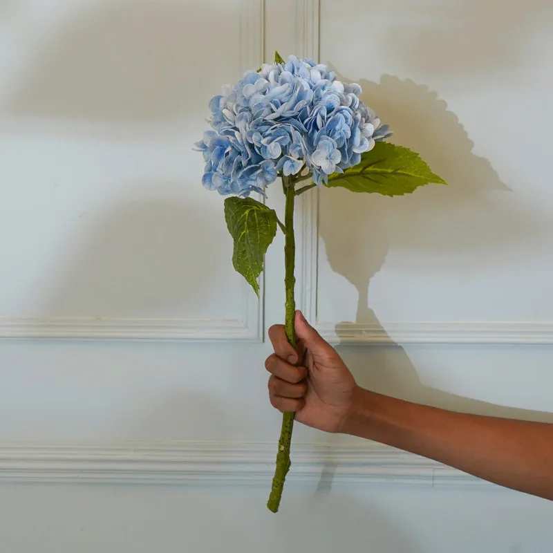 Faux Panicle Hydrangea Flower Stick (Blue) - 20 CM media 1