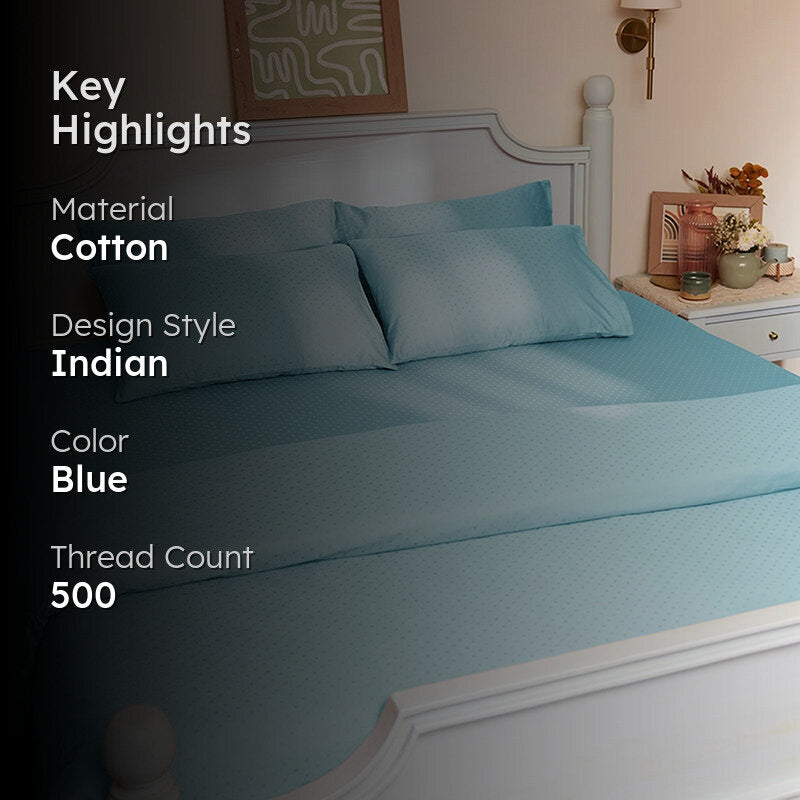 Calida Cotton Duvet Cover - Light Blue media 2
