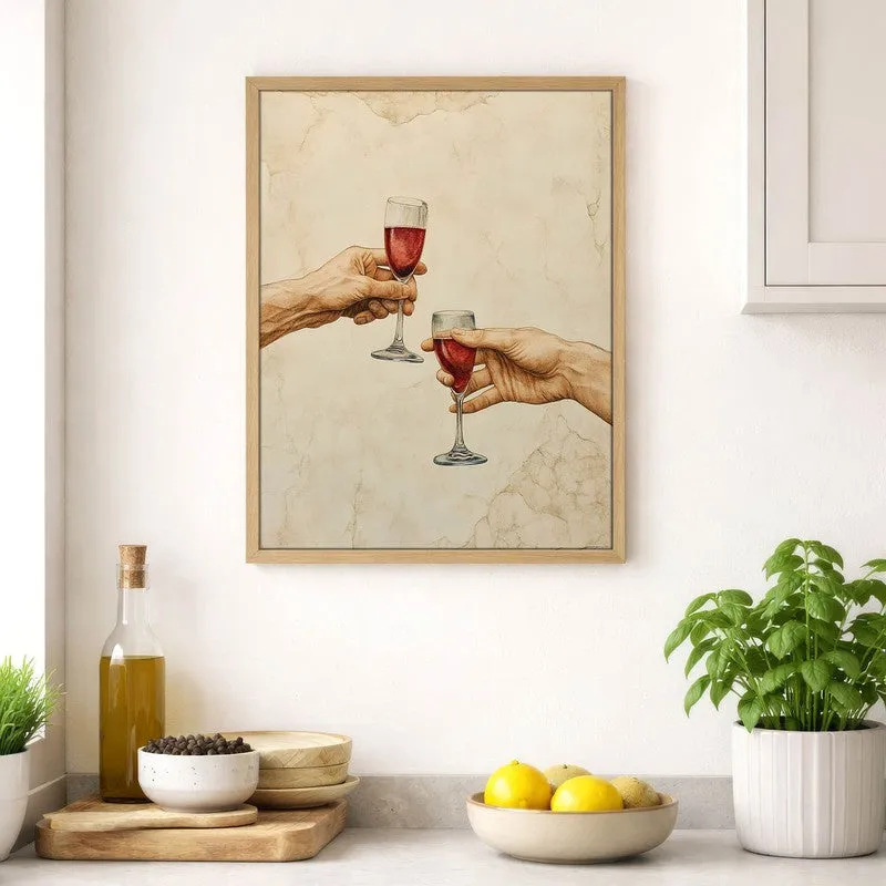Ros Radiance Archival Canvas Wall Art - Brown media 4