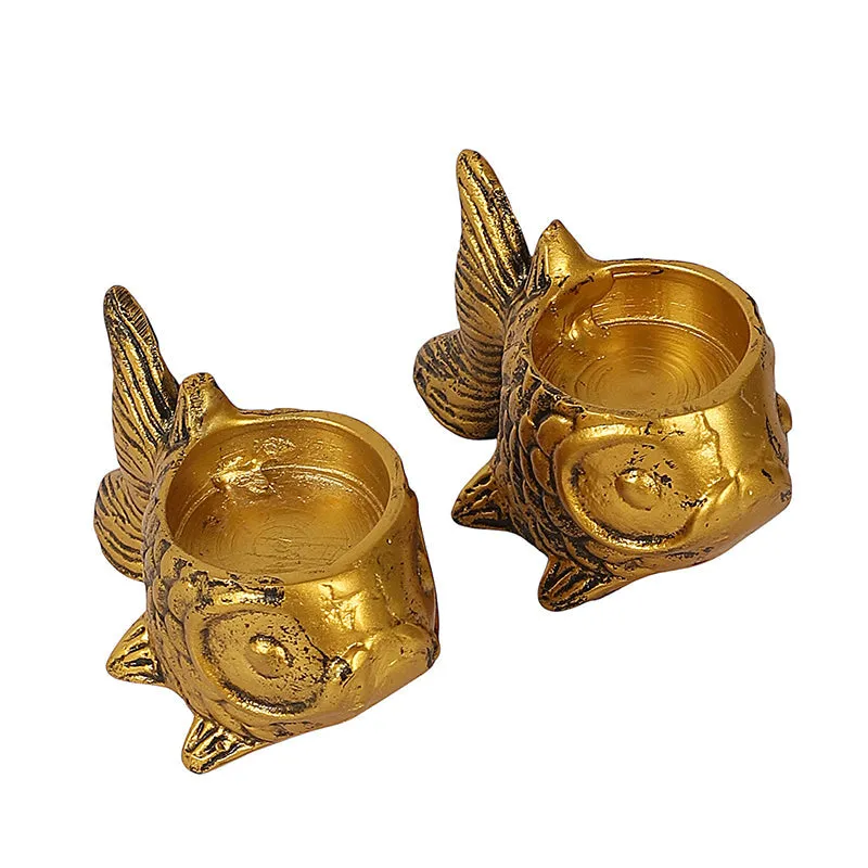 Matsya Tea Light Holder - Set Of Two media 5