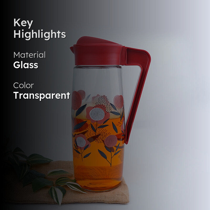 Pitola Flora Jug With Red Lid - 1600 ML media 2