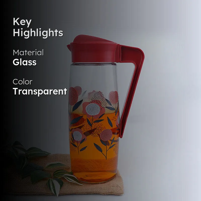 Pitola Flora Jug With Red Lid - 1600 ML media 2