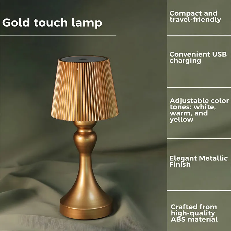 Lumintel Table Lamp - Gold media 4