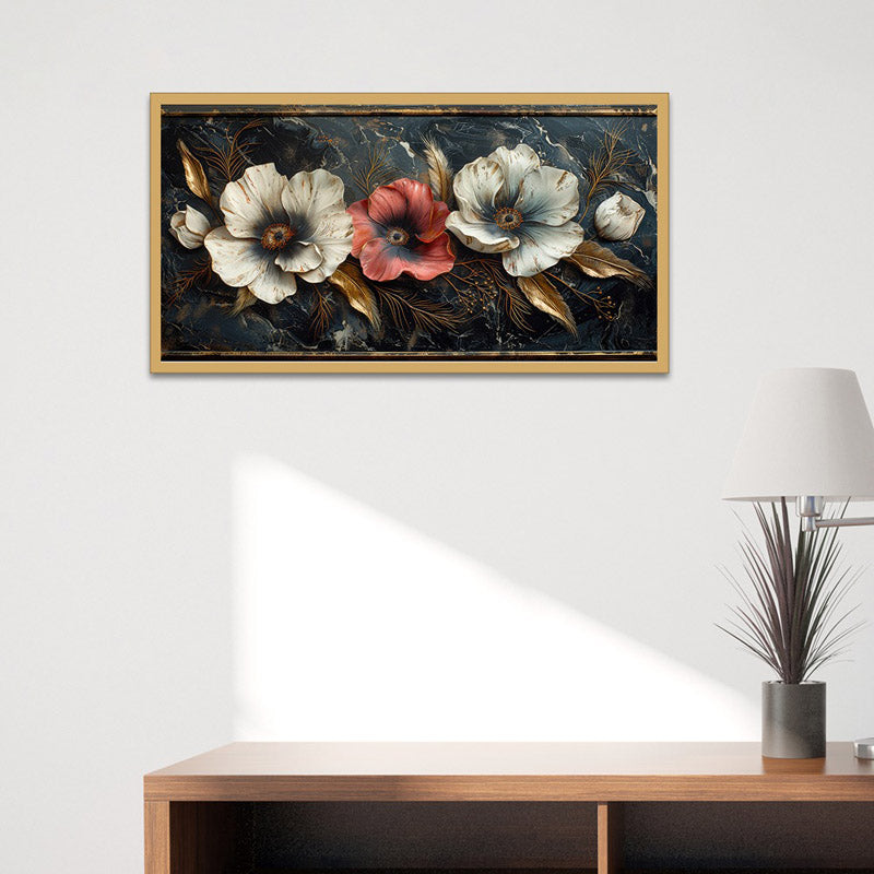 Talitha Floral Wall Painting With Frame