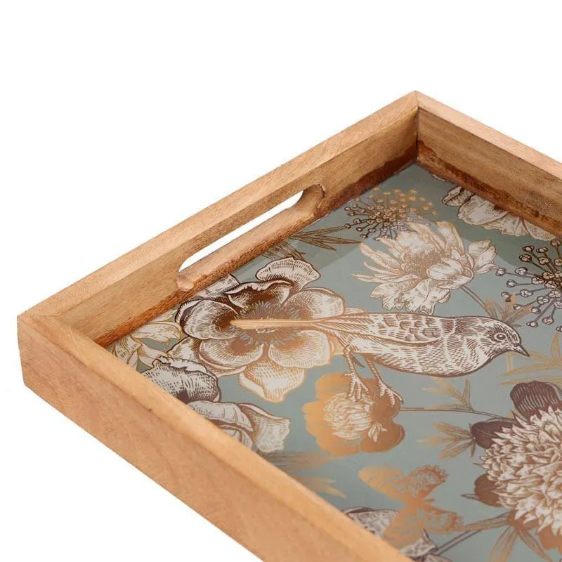 Rhoda Floral Serving Tray media 4