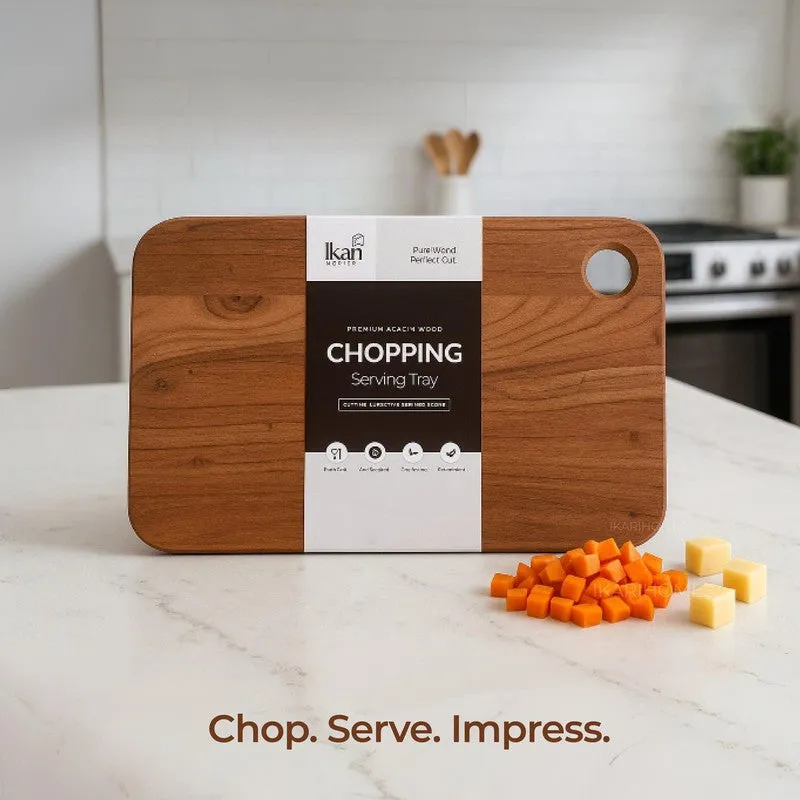 Zevricon Boho Acacia Wood Chopping Board media 5