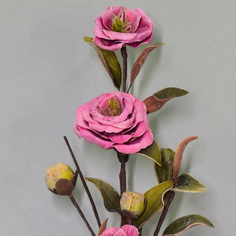 Magnolia Bloom Crafted Artificial Flower - Pink media 4