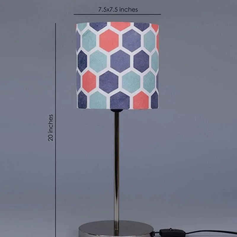 Honeycomb Fabric Table Lamp - Multicolor media 5