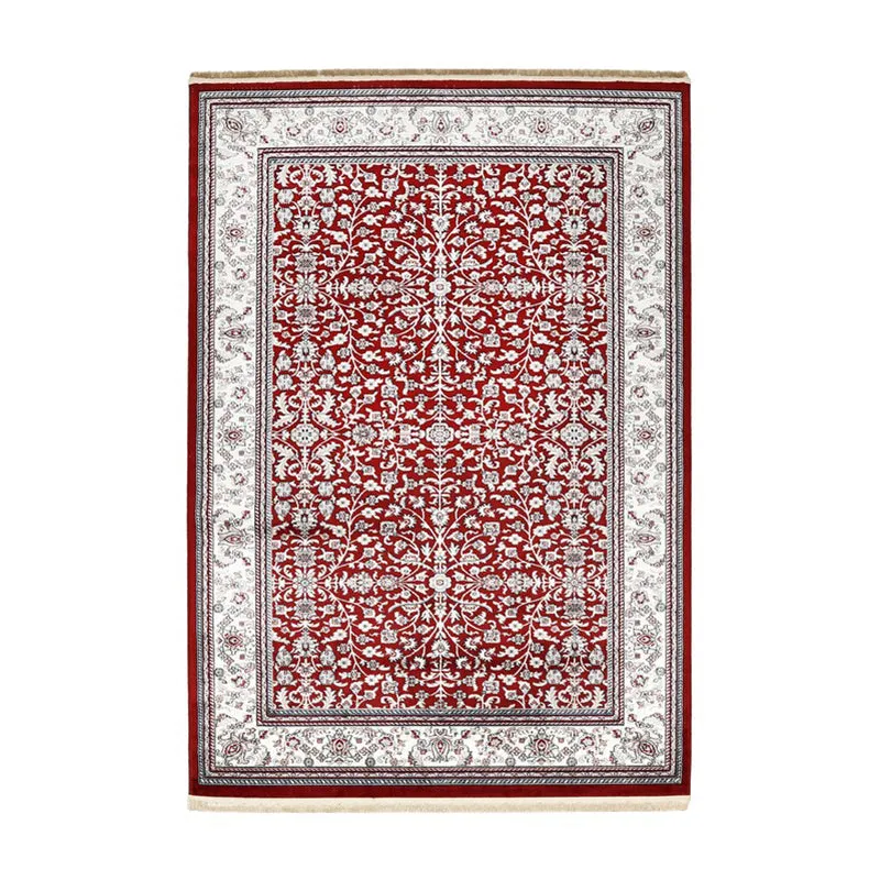 Noorvan Art Silk Carpet - Red media 1