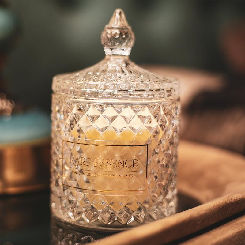 Elois Carved Jar Candle - Floral Notes media 5