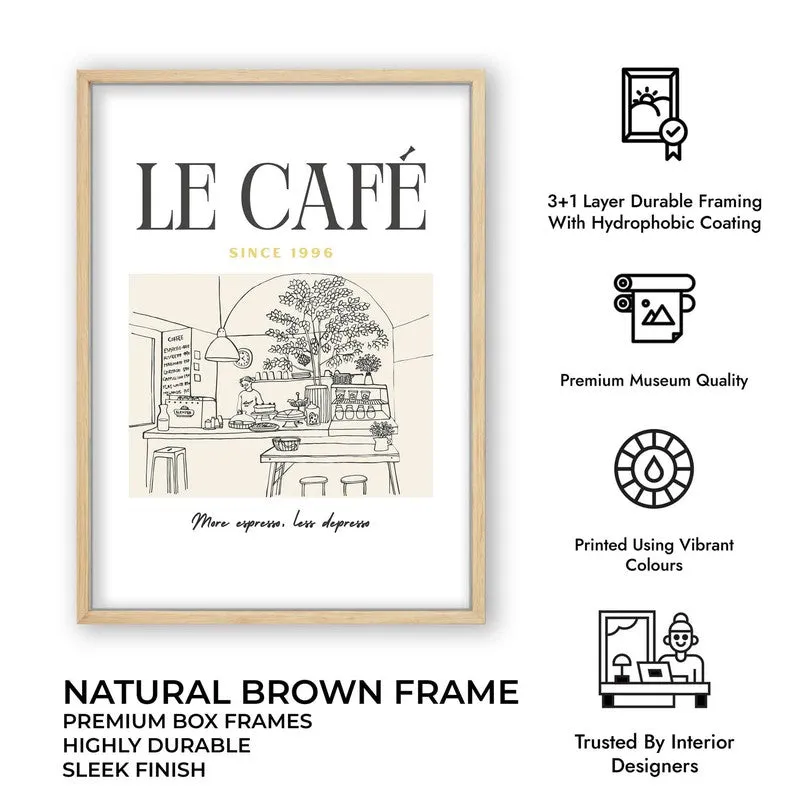Abstra Kitchen Archival Canvas Wall Art - Brown media 12