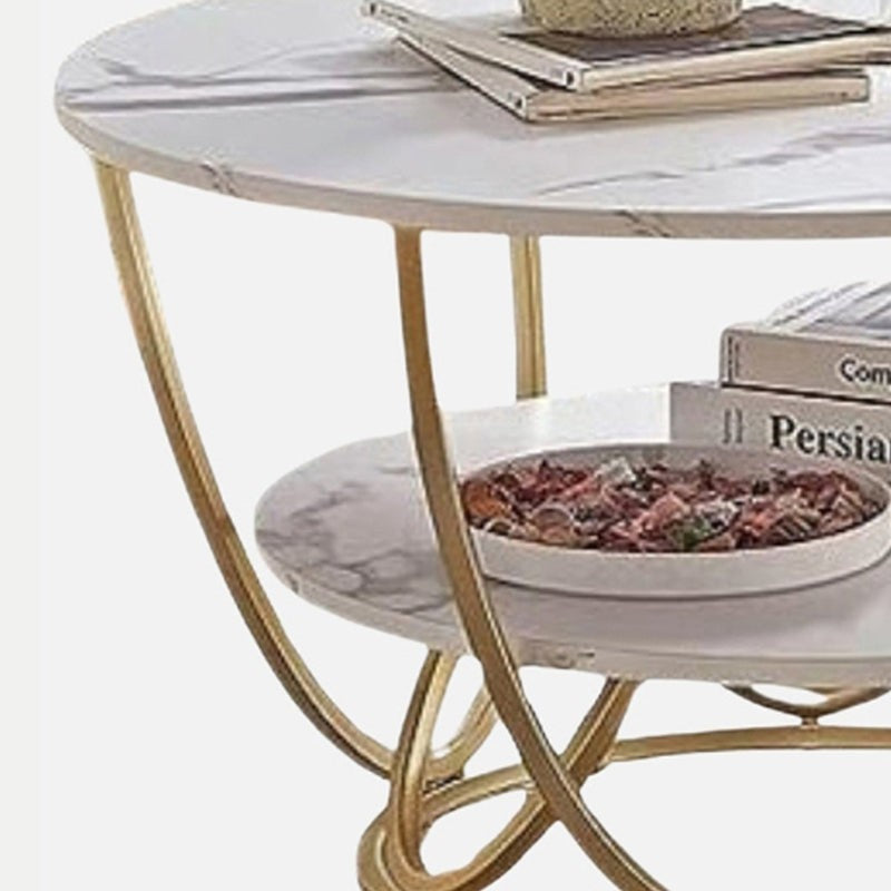 Mirage Elite Accent Table with Marble Top media 3