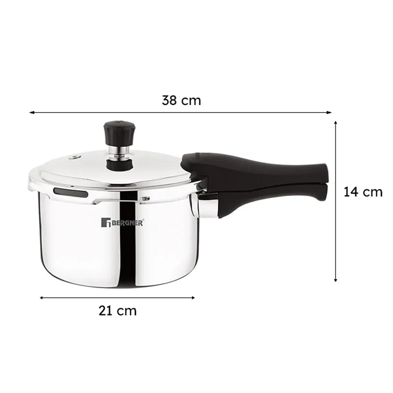 Bergner Induction Safe Pressure Cooker - 2000 ml/14 Inches media 8