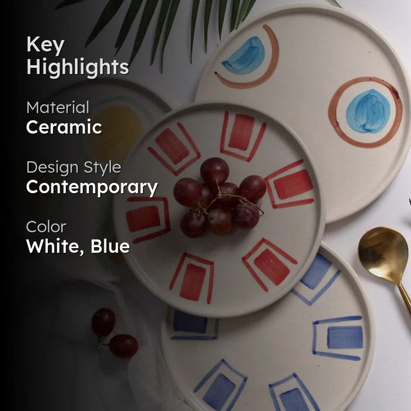 Ring & Brick Ceramic Platter - Set Of Four media 2