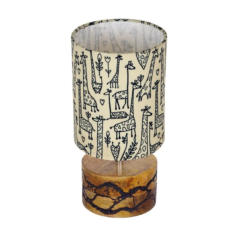 LumaForm Sleek Wooden Table Lamp - Multicolor media 4