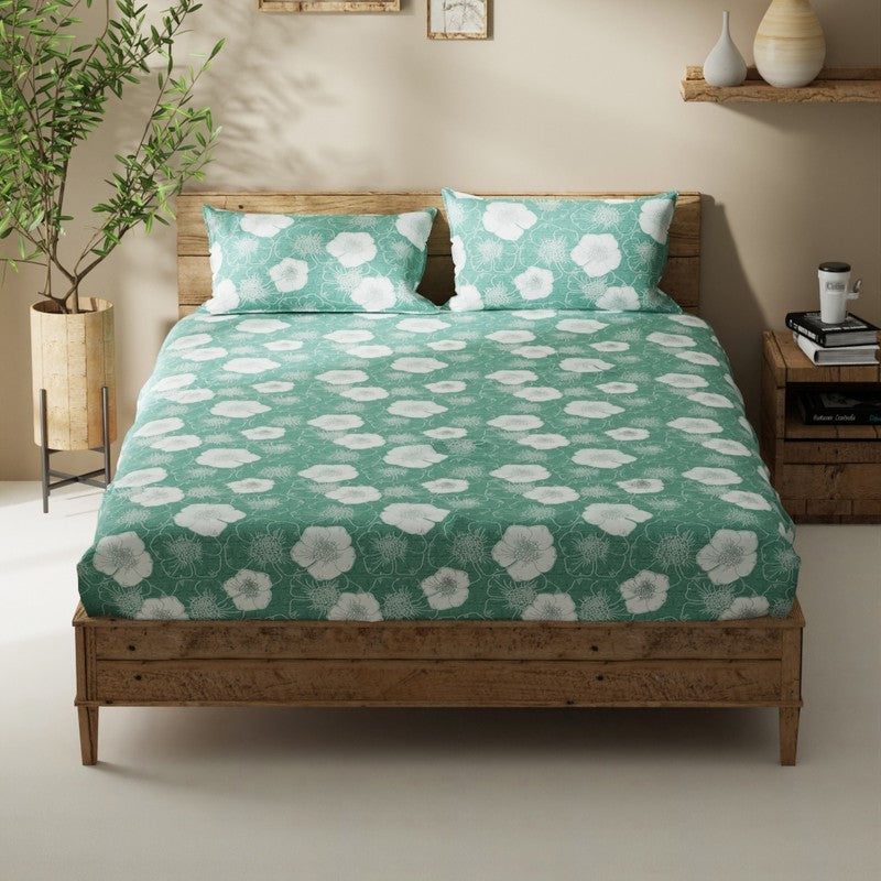 Gryvon Bedsheet (Green) - 115 GSM media 3