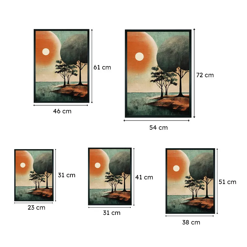 Serene Riverside Canvas Wall Art media 8