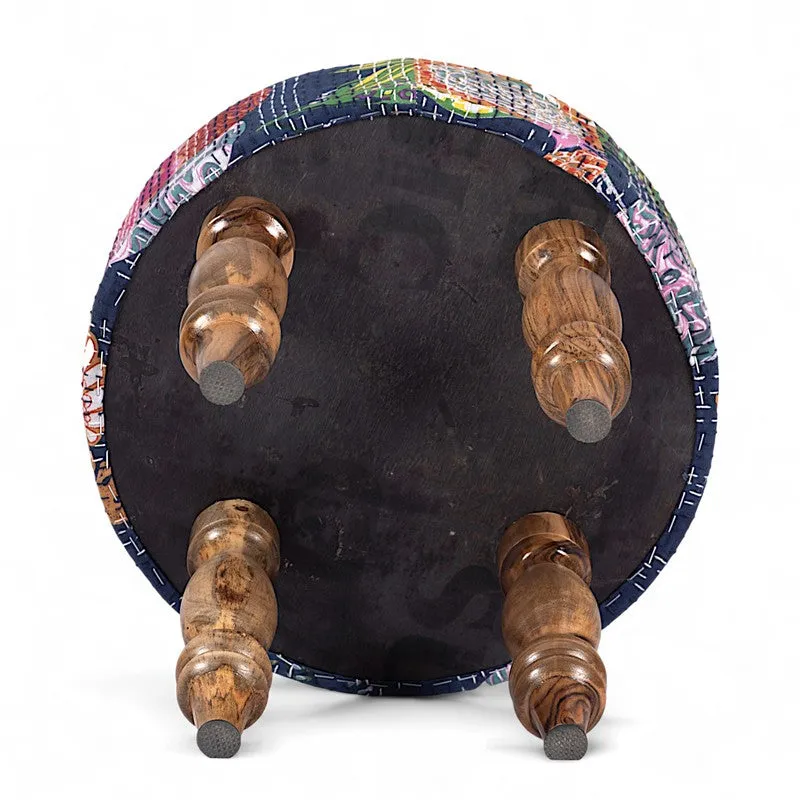 Raxor Sheesham Wooden Stools (Multicolor) - Set Of Two media 5