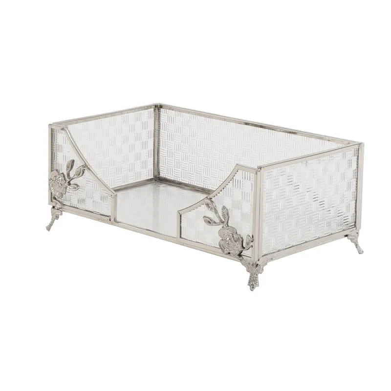 Citrile Silver Touch Tissue Holder - Silver media 5
