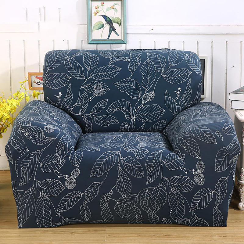 Blue Petals Sofa Cover media 4