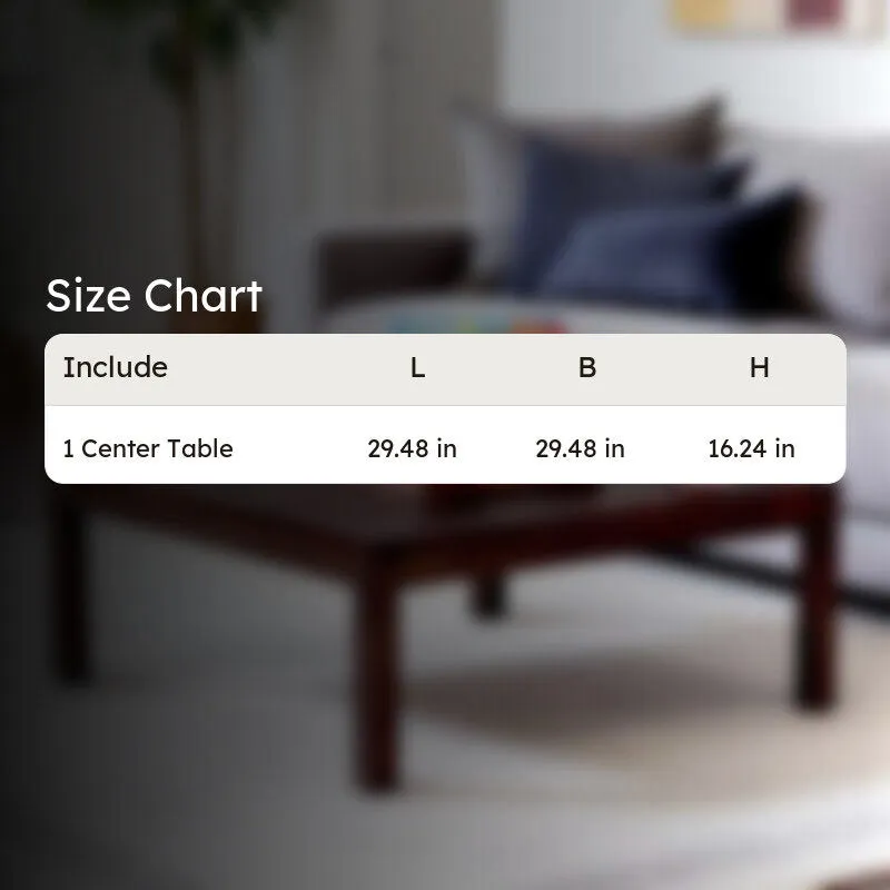 Nervon Sheesham Wooden Center Table media 11