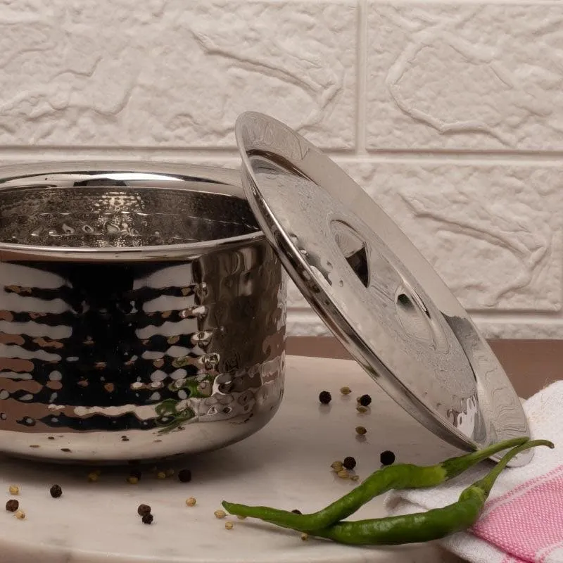 Serendipity Stainless Steel Pateela With Lid- 3800 mL media 6