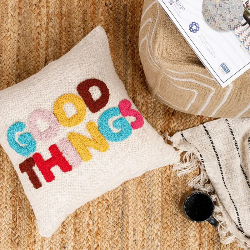 Good Things Tufted Cushion Cover Set - Set Of Two media 5