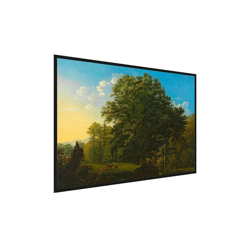 The Big Tree Canvas Wall Painting - Black Frame media 3