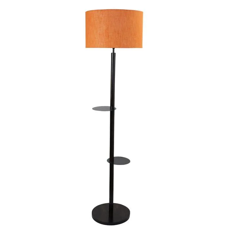 Kyomi Musa Floor Lamp With Shelf media 4