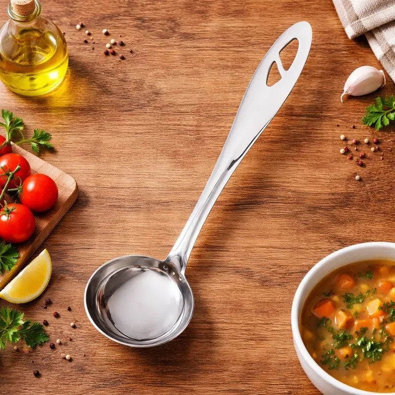Dineza Stainless Steel Ladle - 33 CM media 4